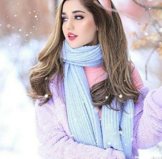 عکس دخترانه زمستانی - عکس ویسگون