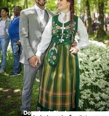 ژست عکس عروس و داماد با لباس محلی ❤️ [ بهترین تصاویر ]