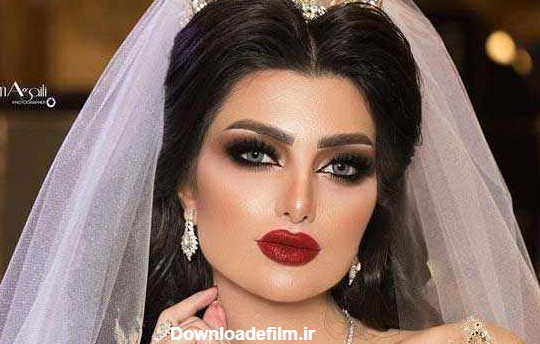مدل آرایش عروس عربی حرفه ای | 65 عکس آرایش خلیجی جدید • مجله تصویر ...
