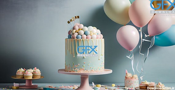 30 عکس کیک  دانلود عکس کیک تولد برای ادیت با کیفیت بالا