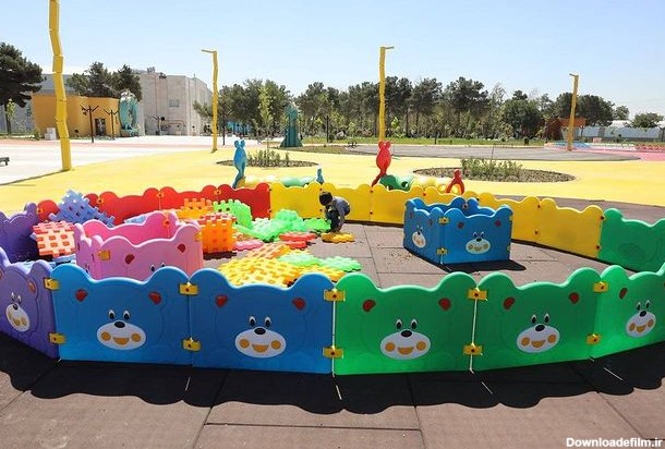 فضای بازی کودکان در پارک مادر کودک مشهد