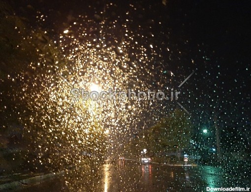 قطرات باران بر روی شیشه - استوک فوتو - خرید عکس و فروش عکس و ...