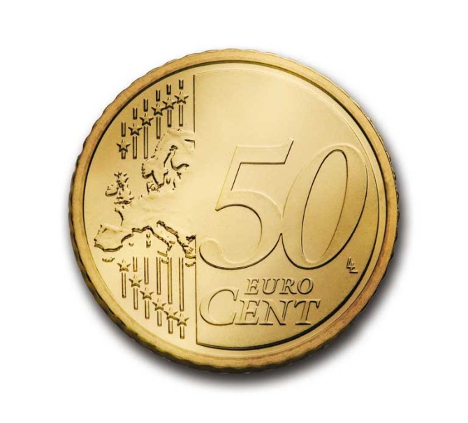 تصویر سکه 50 یورو سنت | تیک طرح مرجع گرافیک ایران