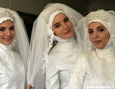 عکس های رویایی لباس عروس و دسته گل خانم بازیگران ایرانی ! / کدام جذابترند !