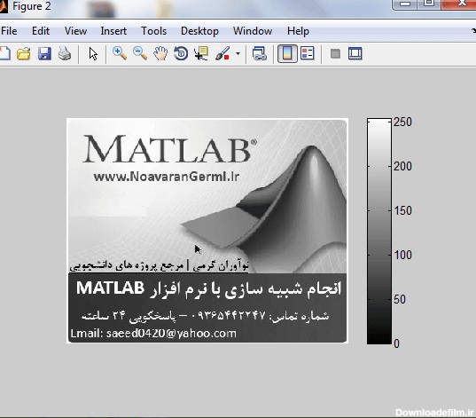 پروژه رایگان سیاه سفید کردن تصویر با نرم افزار MATLAB