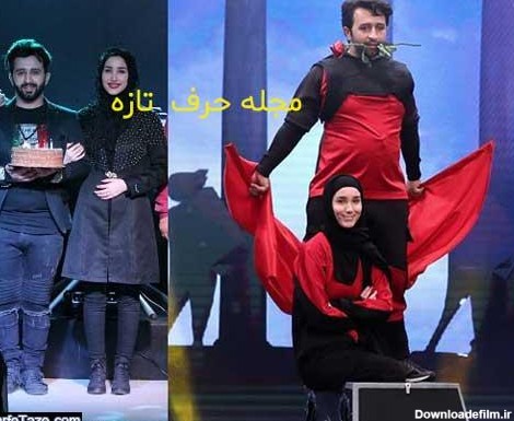 بیوگرافی محمد حیدری (مدریک) شعبده باز و همسرش بهار + ...