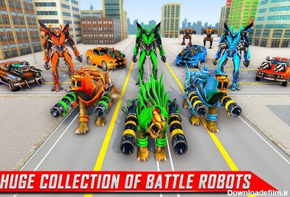 Lion Robot Car Game:Robot Game Game for Android - Download | Cafe ...