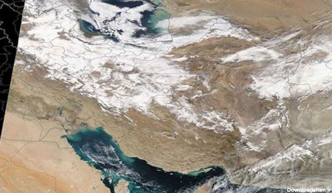 ایران سپیدپوش از نگاه ماهواره‌های ناسا