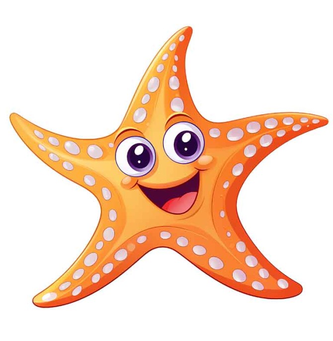 دانلود طرح ستاره دریایی خندان