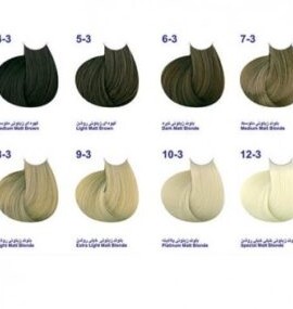 رنگ مو مارال سری زیتونی (از شماره 4.3 تا 12.3) - آرایشی بهداشتی ...