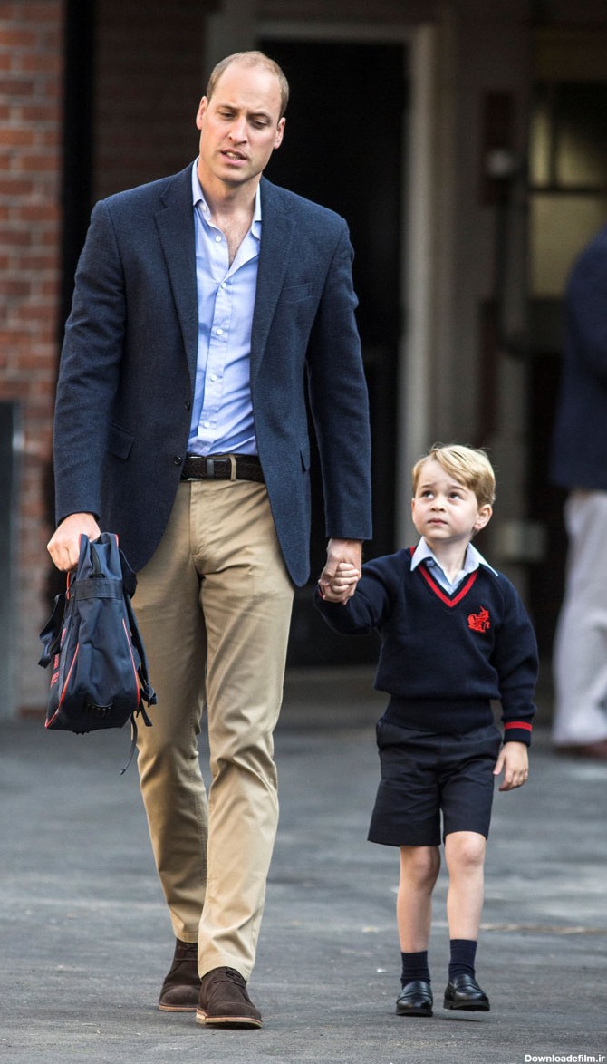 فرارو | (تصاویر) اولین روز مدرسه فرزند نوه ملکه بریتانیا