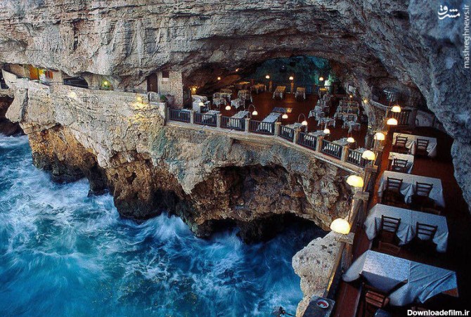 مشرق نیوز - عکس/ رستوران زیبایی داخل غاری در ایتالیا