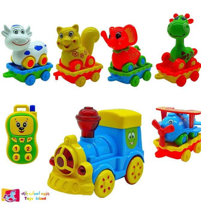 اسباب بازی قطار موزیکال حیوانات - جزیره اسباب بازی +قیمت