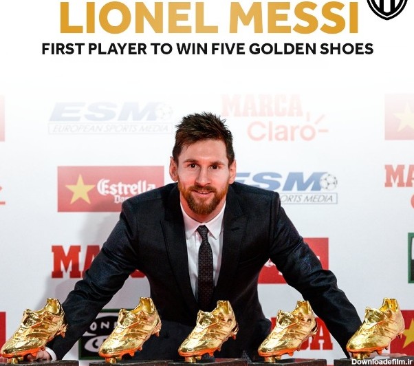 مسی، اولین بازیکن با 5 کفش طلا/عکس | خبرگزاری فارس
