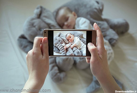چگونه با گوشی، عکس های حرفه ای از نوزاد بگیریم؟ - مجله چند ماهمه