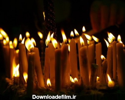عکس نوشته و شمع های شام غریبان امام حسین (ع) برای پروفایل