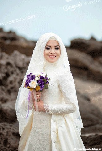 عکس عروس زیبا با حجاب