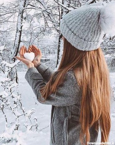 عکس زمستانی دخترونه برای پروفایل