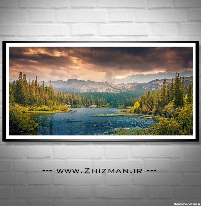 عکس رود میان جنگل و کوه - خدمات طراحی و چاپ ژیزمان | zhizman.ir
