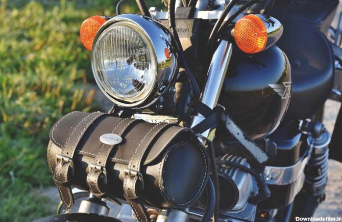 دانلود تصویر موتور سیکلت هوندا از نمای نزدیک