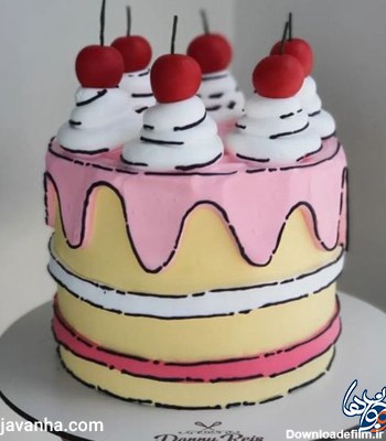 عکس کیک تولد کارتونی