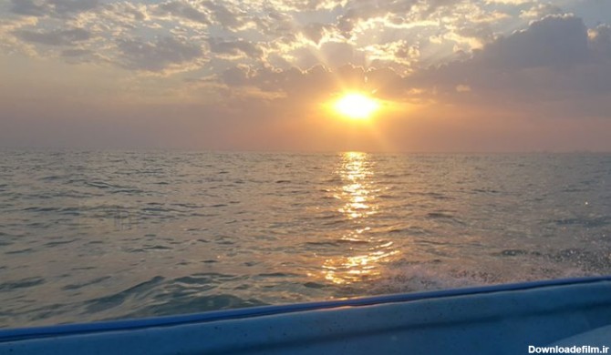 تصاویر بی نظیر طلوع خورشید در خلیج فارس - آی بی تری ib3.ir