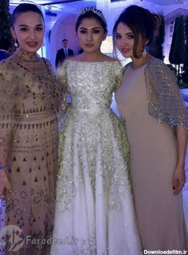 مراسم عروسی دختر یک میلیاردر: از لباس عروس 2میلیارد تومانی تا…!+ عکس