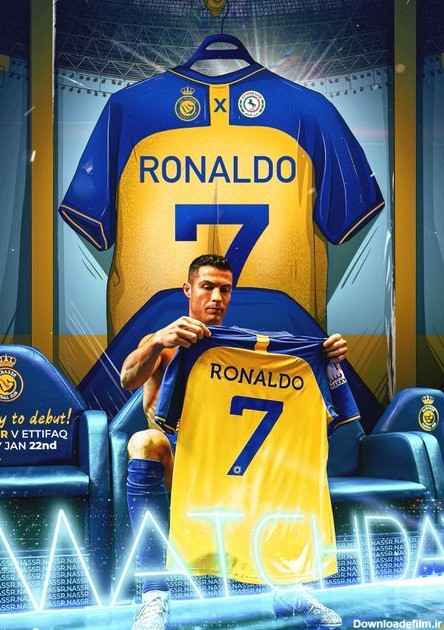 عکس| پوستر ویژه النصر برای اولین بازی رونالدو