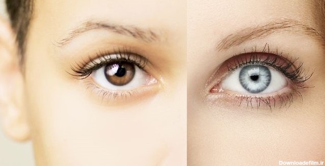 عجیب و باور نکردنی؛ حتی چشم آبی ها نیز دارای رنگ چشم قهوه ای ...