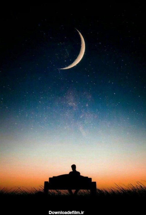 عکس تنهایی در شب - عکس نودی