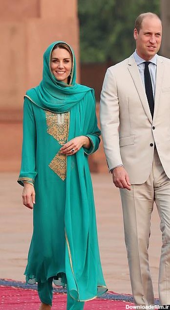 تصاویر/ عروس ملکه انگلیس در پاکستان باحجاب شد