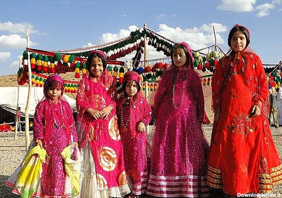 لباس زنانه استان فارس – ردای سنتی مکران