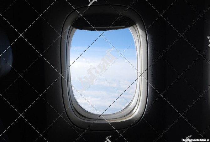 عکس پنجره داخل هواپیما