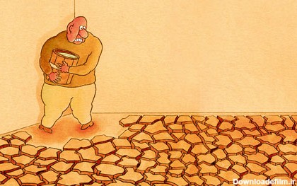 کاریکاتورهای کم آبی و خشکسالی - مجله تصویر زندگی