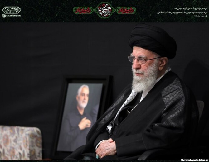 قاب عکس شهید سلیمانی در کنار رهبر انقلاب - خبرآنلاین