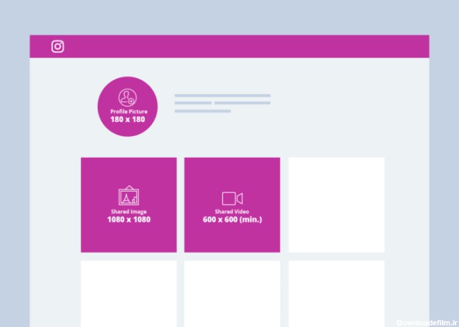 بررسی بهترین اندازه عکس پروفایل اینستاگرام - دیجیتال مارکتینگ