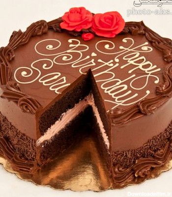 کیک تولد شکلاتی لذیذ kake tavalod shokolati