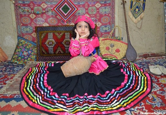 لباس محلی دخترانه ایران تورانa
