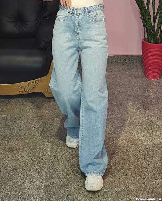 انواع مدل شلوار جین زنانه  بگ دخترانه 1402