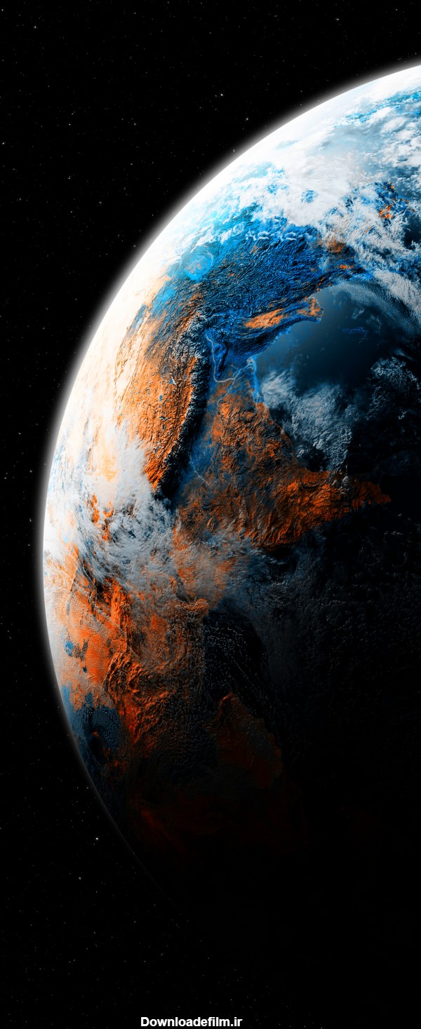 تصویر زمینه کره زمین اپل - عکس