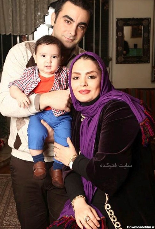 عکس سپیده خداوردی و همسرش امین نظری با پسرش سامیار
