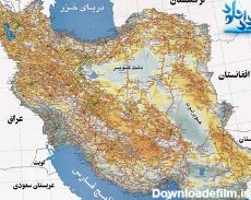 دانلود نقشه کامل راه ها و شهرهای ایران