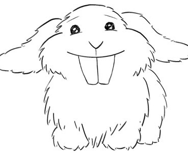 آموزش تصویری نقاشی خرگوش