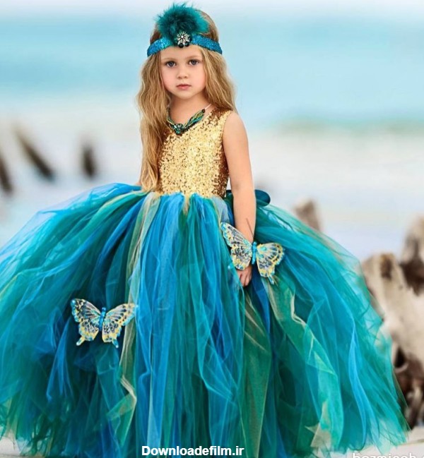 100 لباس عروس کودکانه و لباس پرنسسی برای دختربچه ها