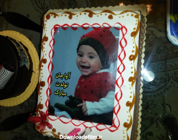 کیک تولد برادر زاده ام آوا.... - عکس ویسگون