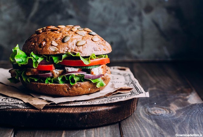 تصویر و عکس غذای فست فود ساندویچ و همبرگر