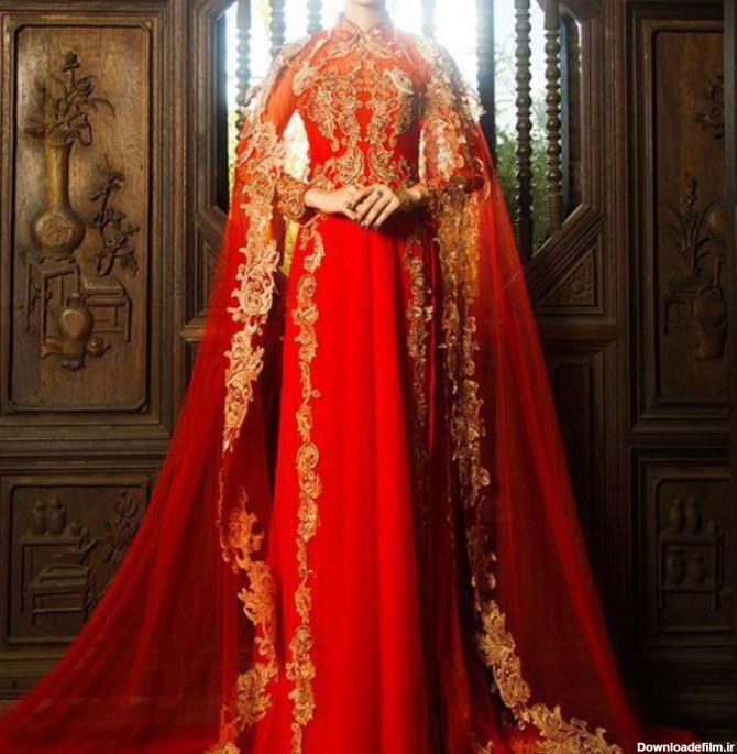 لباس عروس هندی قرمز؛ آنتاریا اوتاریا 2 مدل گلدوزی سنگدوزی Indian ...