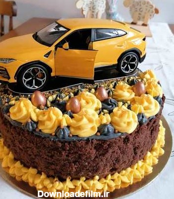 عکس کیک تولد ماشین