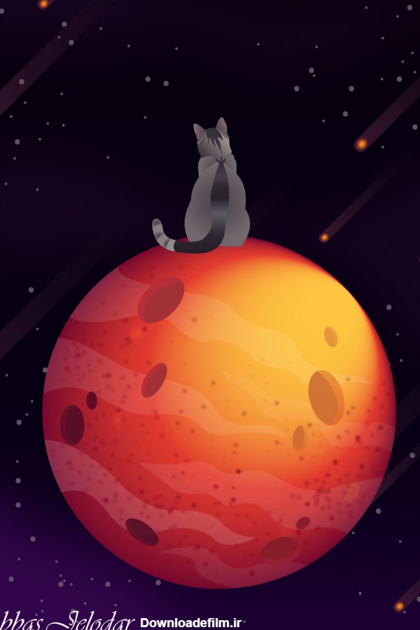 پونیشا | نمونه کار | گربه و کهکشان