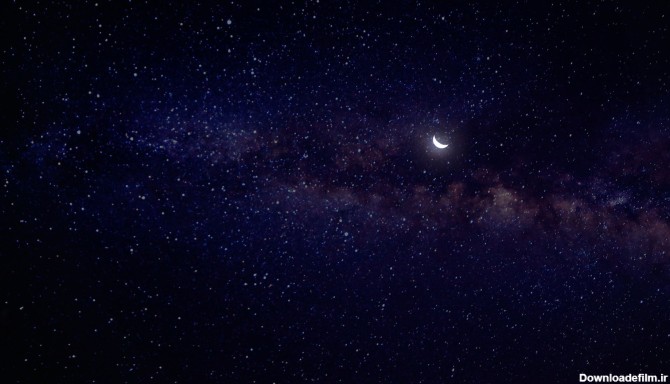 عکس زمینه ماه و ستاره پس زمینه | والپیپر گرام